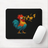 Lustiger Vogel Fcawf Huhn F Caw F Hahn Flüsterer Mousepad (Mit Mouse)