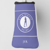 Lustiger Vogel Golf Spruch Weibliches Benutzerdefi Headcover (Rotieren 90)