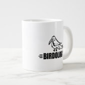 Lustiger Vogel Jumbo-Tasse (Vorderseite Rechts)