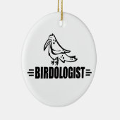 Lustiger Vogel Keramik Ornament (Rechts)