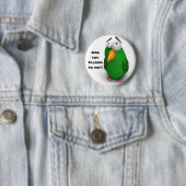 Lustiger Vogel - "sprechen Sie mit mir"? Button (Beispiel)