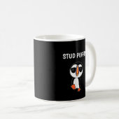 Lustiger Vogel Stud Puffin Kaffeetasse (VorderseiteRechts)