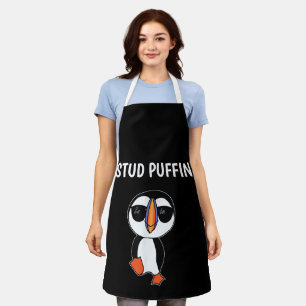 Lustiger Vogel Stud Puffin Schürze