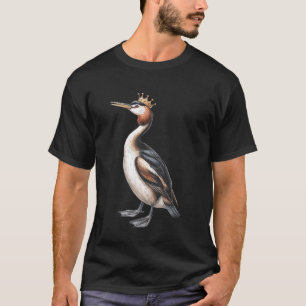 Lustiger Vogel Western grebe Grafik für Vogelbeoba T-Shirt