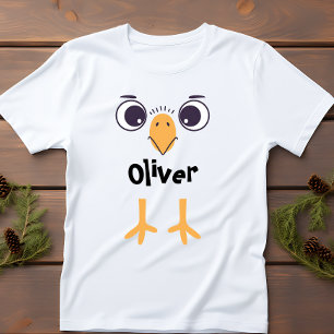 Lustiger Vogelkopf und Beine Baby T-shirt
