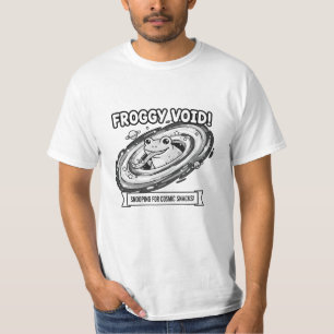 Lustiger Void Frosch Weltraum Frosch Cartoon T-Shirt
