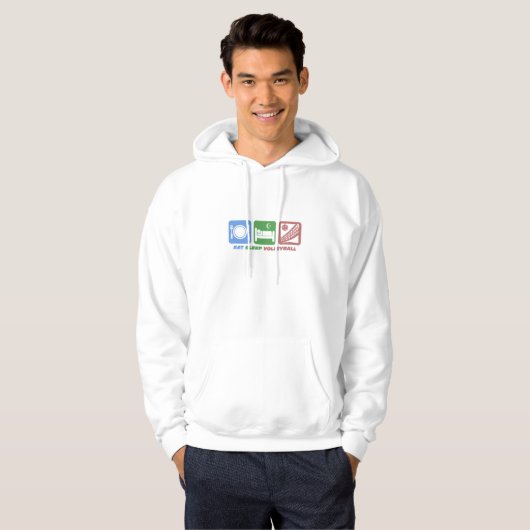 lustiger Volleyball Hoodie (Vorne ganz)