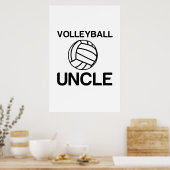 Lustiger Volleyball Poster (Küche)