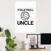 Lustiger Volleyball Poster (Heimbüro)