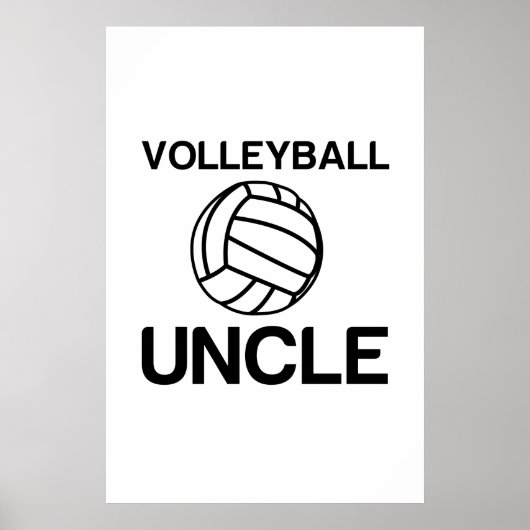 Lustiger Volleyball Poster (Vorne)