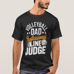 Lustiger Volleyball-Vater Profi-Linienrichter Spie T-Shirt