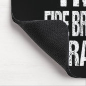 Lustiger vorgespielter feuerspeiender Drache Hallo Mousepad (Ecke)