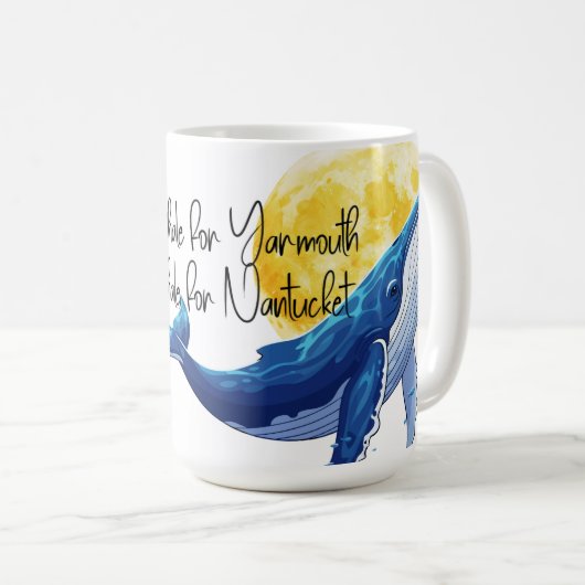 Lustiger Wal Kaffeetasse (VorderseiteRechts)
