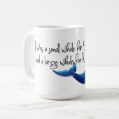 Lustiger Wal Kaffeetasse (Vorderseite Links)