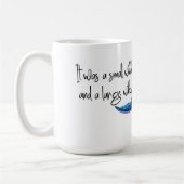 Lustiger Wal Kaffeetasse (Links)