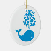 Lustiger Wal Keramikornament (Rechts)