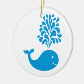 Lustiger Wal Keramikornament (Links)
