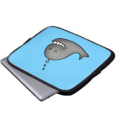 Lustiger Wal Laptopschutzhülle (Vorne Knopf)