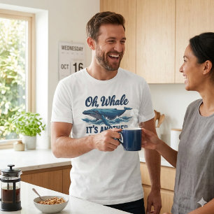 Lustiger Wal-Wortwitz "Oh Wal" Hump Day Design T-Shirt