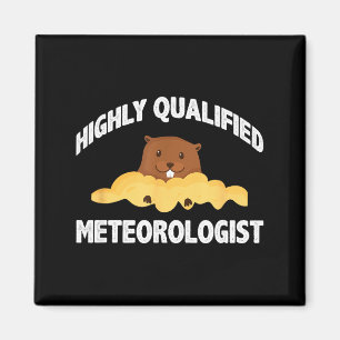 Lustiger Waldmurmeltier Hochqualifizierter Meteoro Magnet