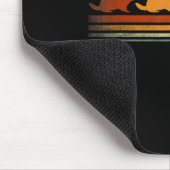 Lustiger Waldmurmeltier Retro Waldmurmeltier Lusti Mousepad (Ecke)