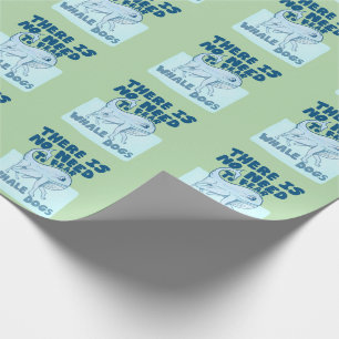 Lustiger Walfischhund Geschenkpapier
