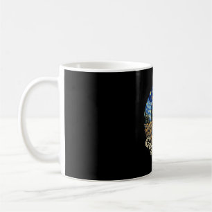 Lustiger Wanderer Gogh Wandern Sternennacht Kunst Kaffeetasse