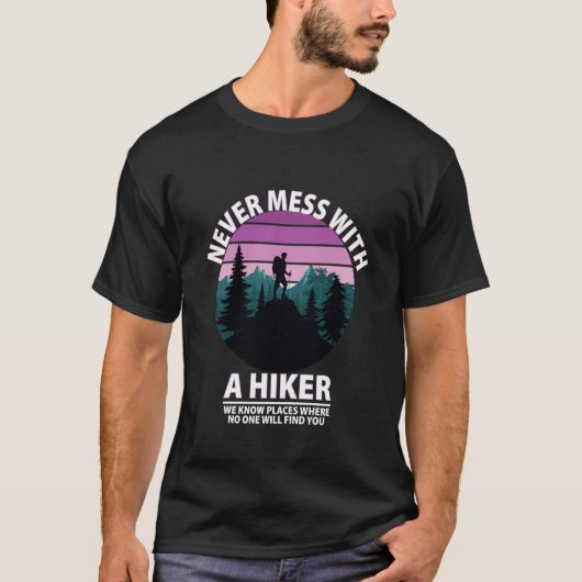 Lustiger Wanderer Humor T-Shirt (Vorderseite)