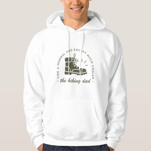Lustiger Wandervater Hoodie (Vorderseite)
