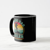 Lustiger Wandervater wie ein normaler Vater beim W Tasse (Vorderseite Links)
