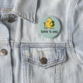 Lustiger Wandervogel Cartoon Button (Beispiel)