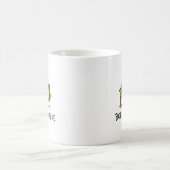 Lustiger Wandervogel Cartoon Kaffeetasse (Mittel)