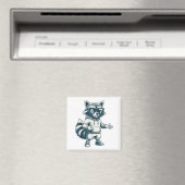 Lustiger Waschbär 67 Meme Sechs Sieben Magnet (In Situ (Geschirrspüler))
