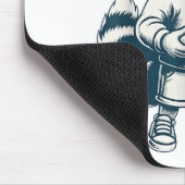 Lustiger Waschbär 67 Meme Sechs Sieben  Mousepad (Ecke)