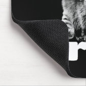Lustiger Waschbär Bruh Mousepad (Ecke)