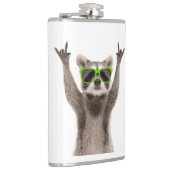 Lustiger Waschbär Flachmann (Rechts)