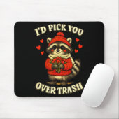Lustiger Waschbär, ich würde dich gegenüber Müll V Mousepad (Mit Mouse)