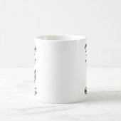 Lustiger Waschbär, ich würde dich über den Müll am Kaffeetasse (Mittel)