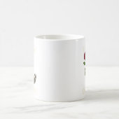 Lustiger Waschbär, ich würde dich über den Müll am Kaffeetasse (Mittel)