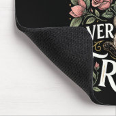 Lustiger Waschbär, ich würde dich über Müll-Valent Mousepad (Ecke)