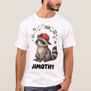Lustiger Waschbär Jimothy T-Shirt