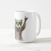 Lustiger Waschbär Kaffeetasse (VorderseiteRechts)
