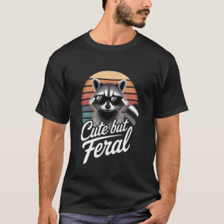 Lustiger Waschbär Kleinkind Kinder Waschbär Tier J T-Shirt