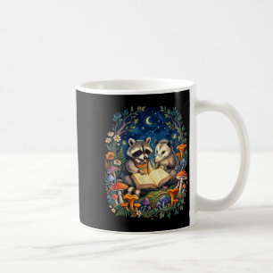 Lustiger Waschbär Opossum cottagecore fairycore Kaffeetasse