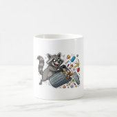 Lustiger Waschbär Trash Panda Kaffeetasse (Mittel)