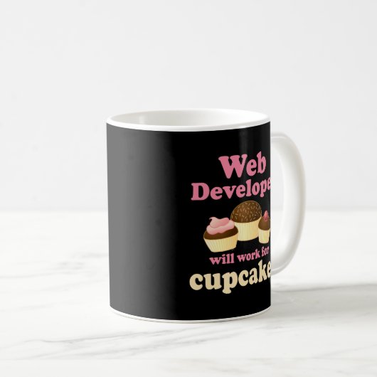 Lustiger Web-Entwickler Kaffeetasse (VorderseiteRechts)
