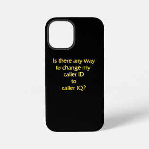 Lustiger Wechsel von ID zu IQ-Witz iPhone 12 Mini Hülle