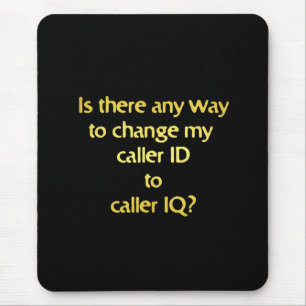 Lustiger Wechsel von ID zu IQ-Witz Mousepad