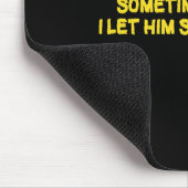 Lustiger Weck-Humor Grumpy Mornings für ihn Mousepad (Ecke)