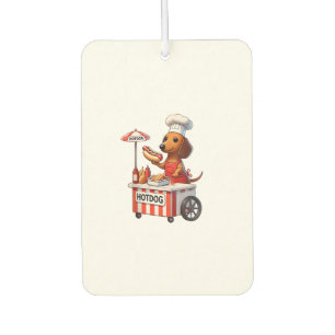 Lustiger Weenie Dachshund Hund Wurst Hotdog Sandwi Autolufterfrischer